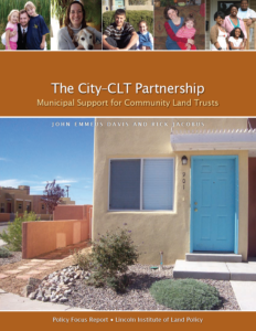 Community Land Trust Policy Report