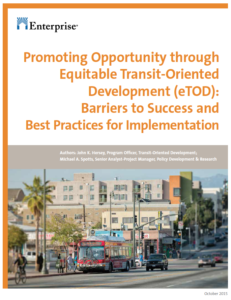 Promoting Opportunity through ETOD – Barriers